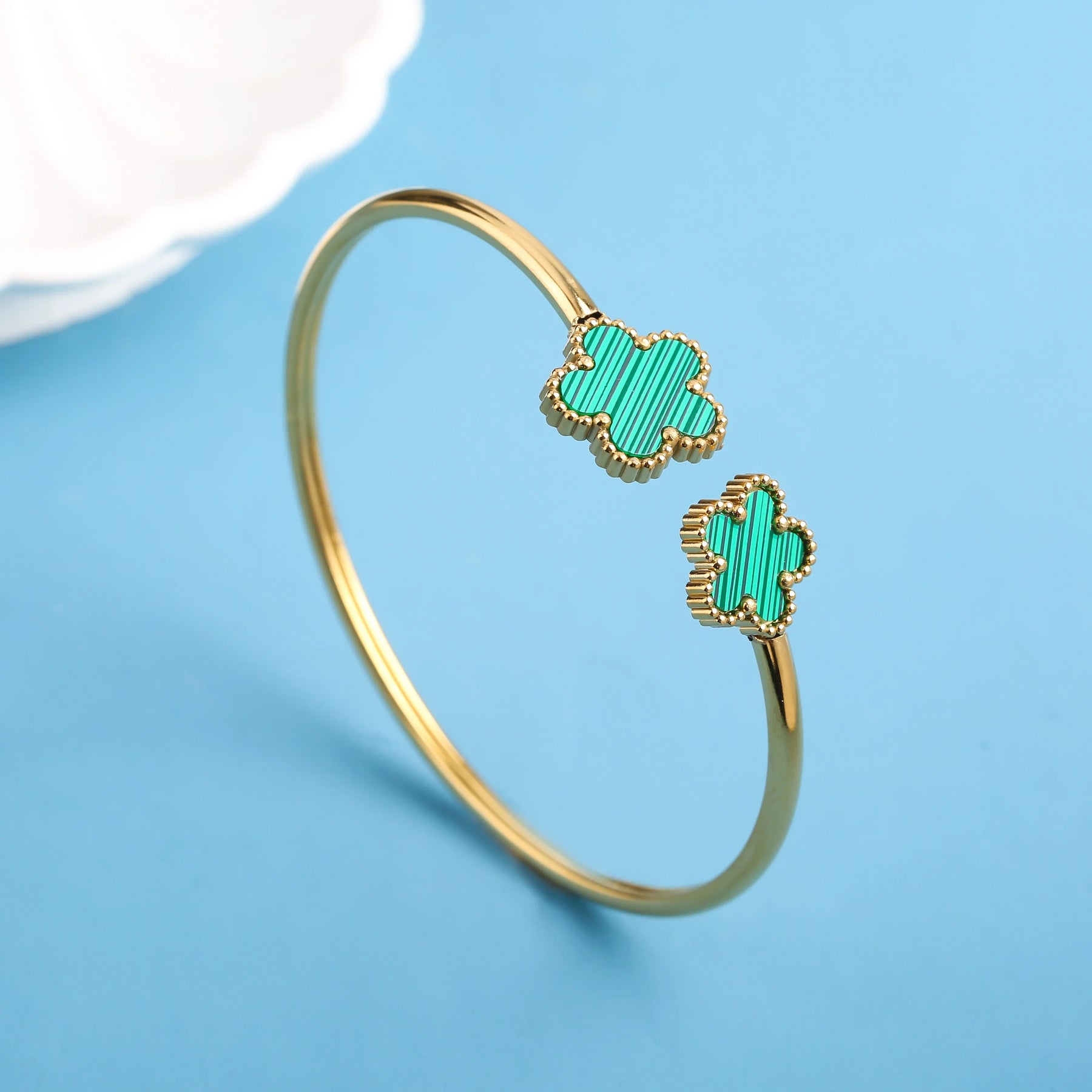 Bracelete Luxuoso Unissex Five-Leaf Flower